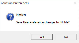 Save User Preferences